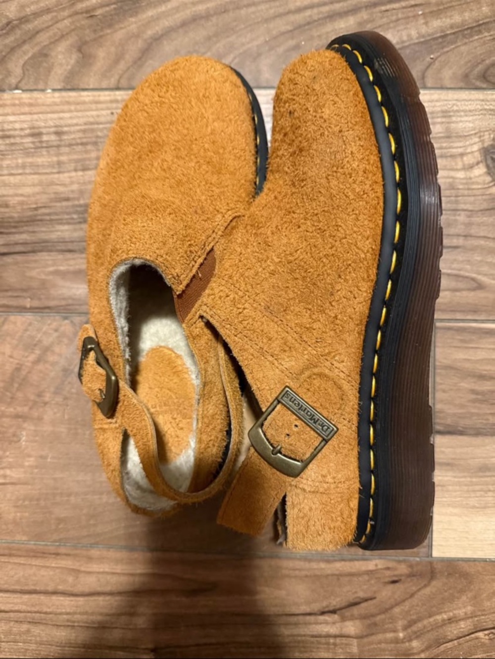 Dr Marten Tan Suede Clog